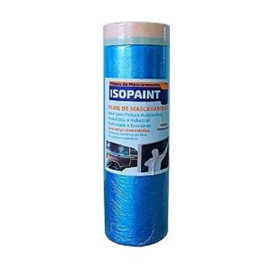 PROTECAO P/PINTURA 1,70x20M - FILME MASCARAMENTO ISOPAINT FITA AZUL 48MM