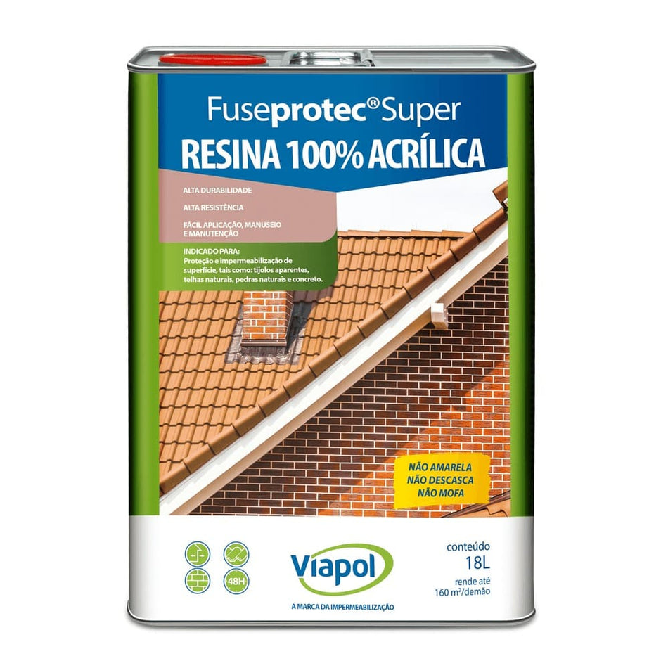RESINA ACRILICA 18L BRILHANTE - B.AGUA - INCOLOR