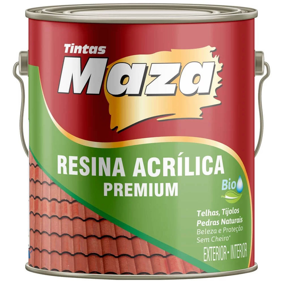 Resina Acrilica 3,6L Maza Brilhante - Base Agua - Incolor
