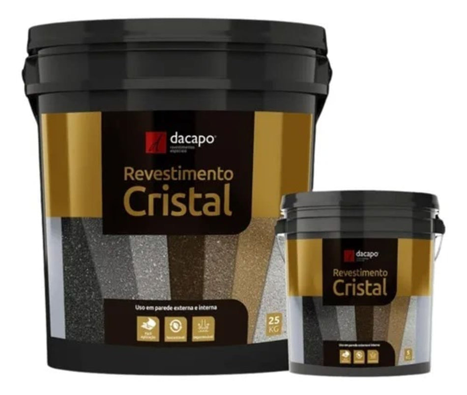 Revestimento Cristal 25Kg Areia