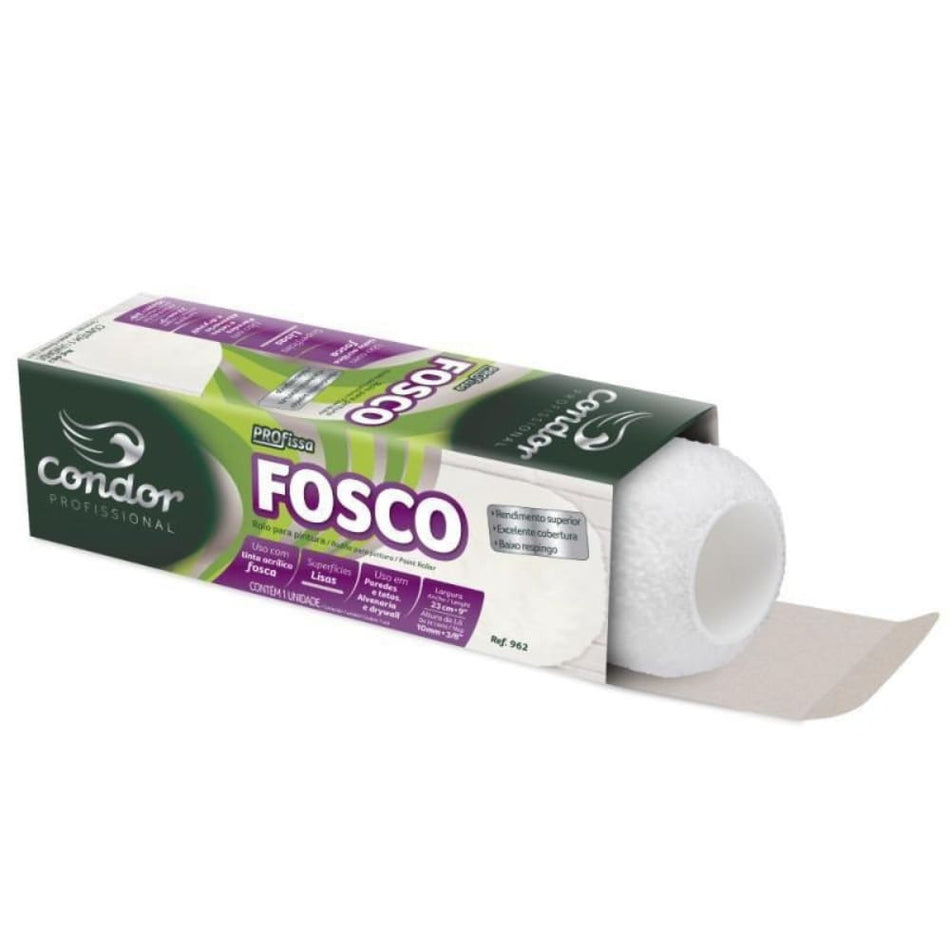 ROLO LA 23CM - LA SINTETICA  - TINTA ACRÍLICA FOSCA - SUPERFÍCIES LISAS - 962/23