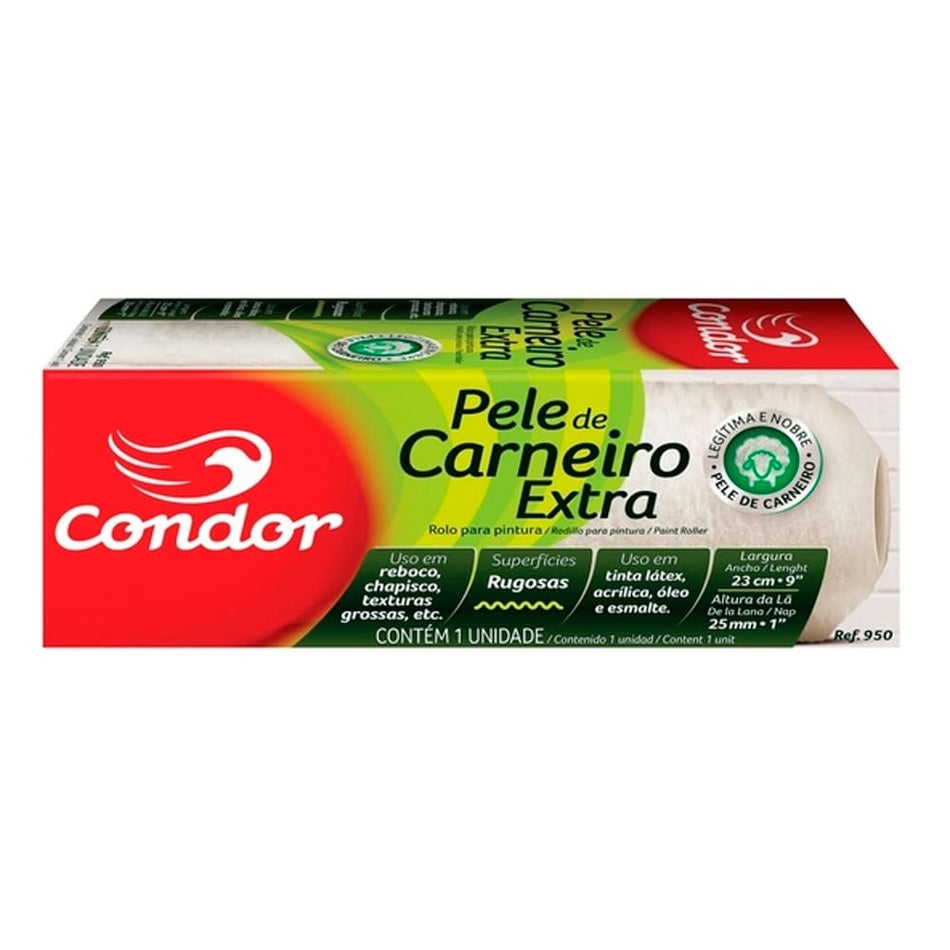 ROLO LA 23CM - PELE CARNEIRO EXTRA - 950