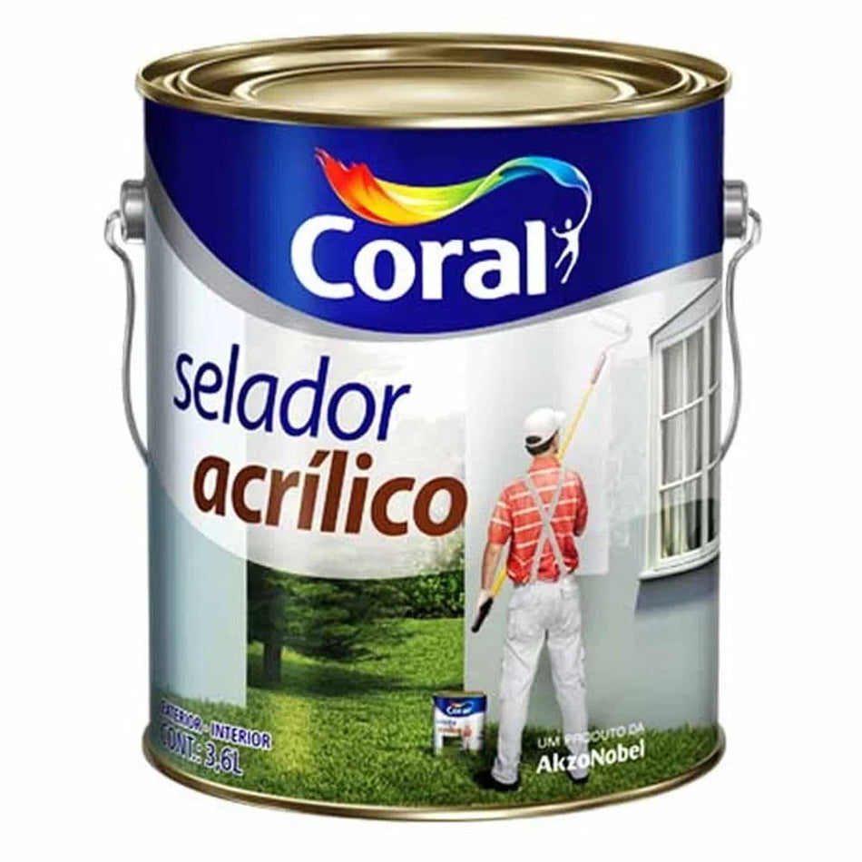 Selador Acrílico Coral 3,6L