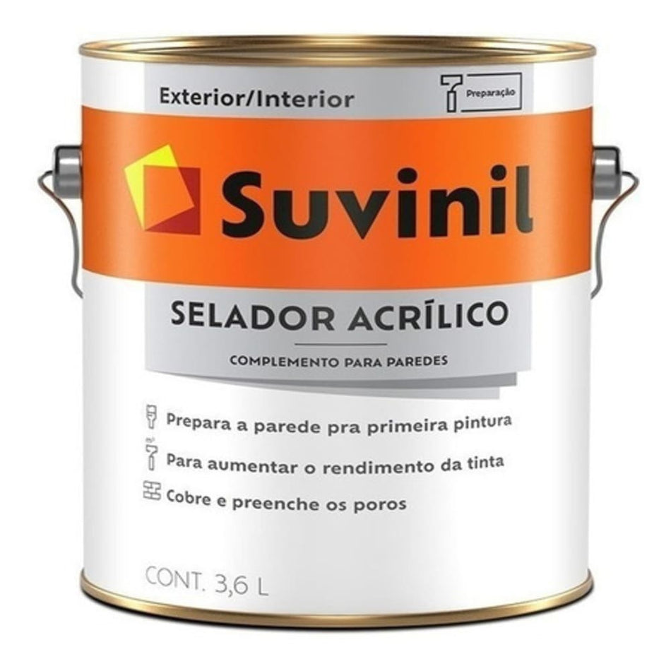 Selador Acrílico P/Parede Gl 3,6L - Suvinil