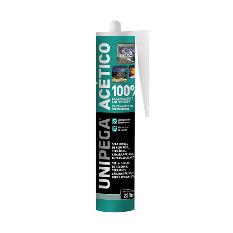 Silicone Híbrido Branco 260G/280ML - Uso Geral Unipega