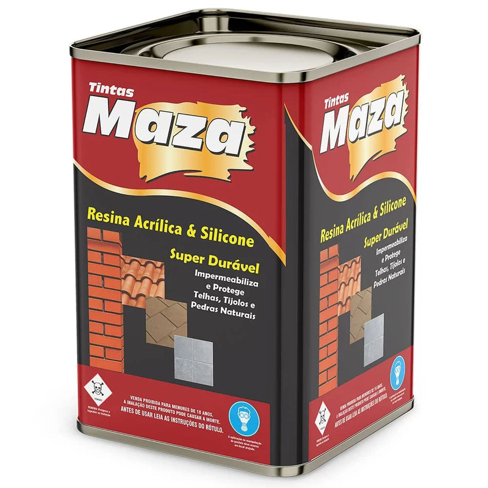 Silicone Incolor Liquido 18L Maza