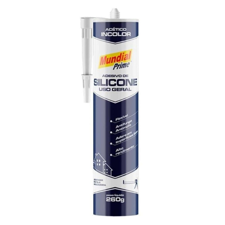 SILICONE TRANSPARENTE 260G - ACETICO