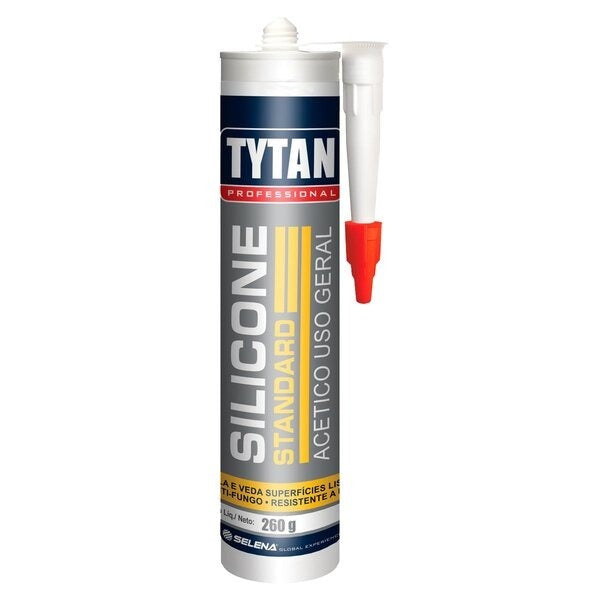 Silicone Transparente 270G - Acetico - Multiuso