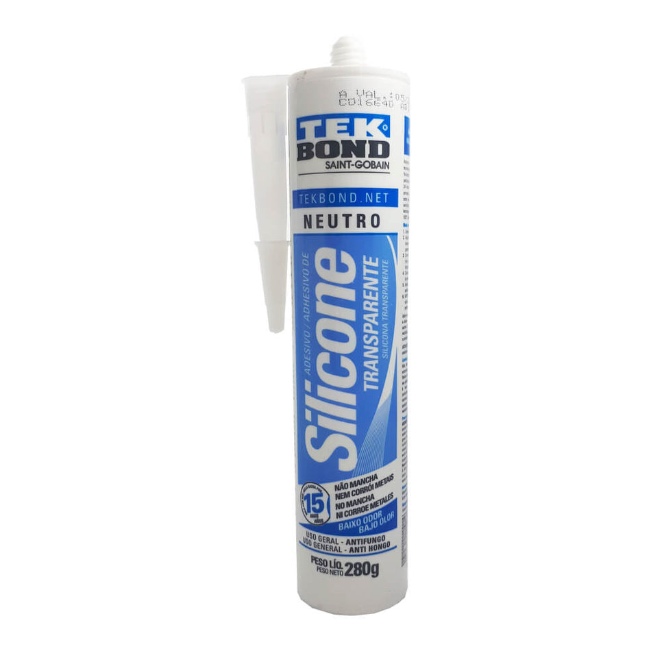 Silicone Transparente 280G - Neutro - Sem Cheiro