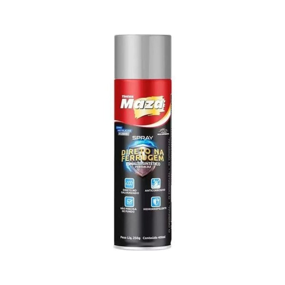 SPRAY ESMALTE DIRETO NA FERRUGEM CINZA