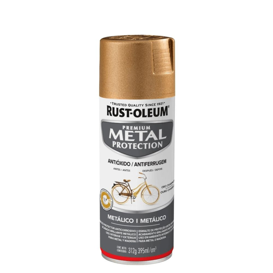 SPRAY METALICO OURO CHAMPAGNE - METAL PROTECTION