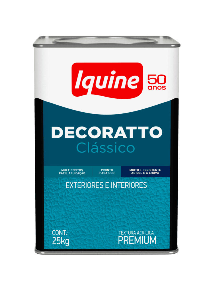 Texturato 25Kg Classico Branco - Decoratto