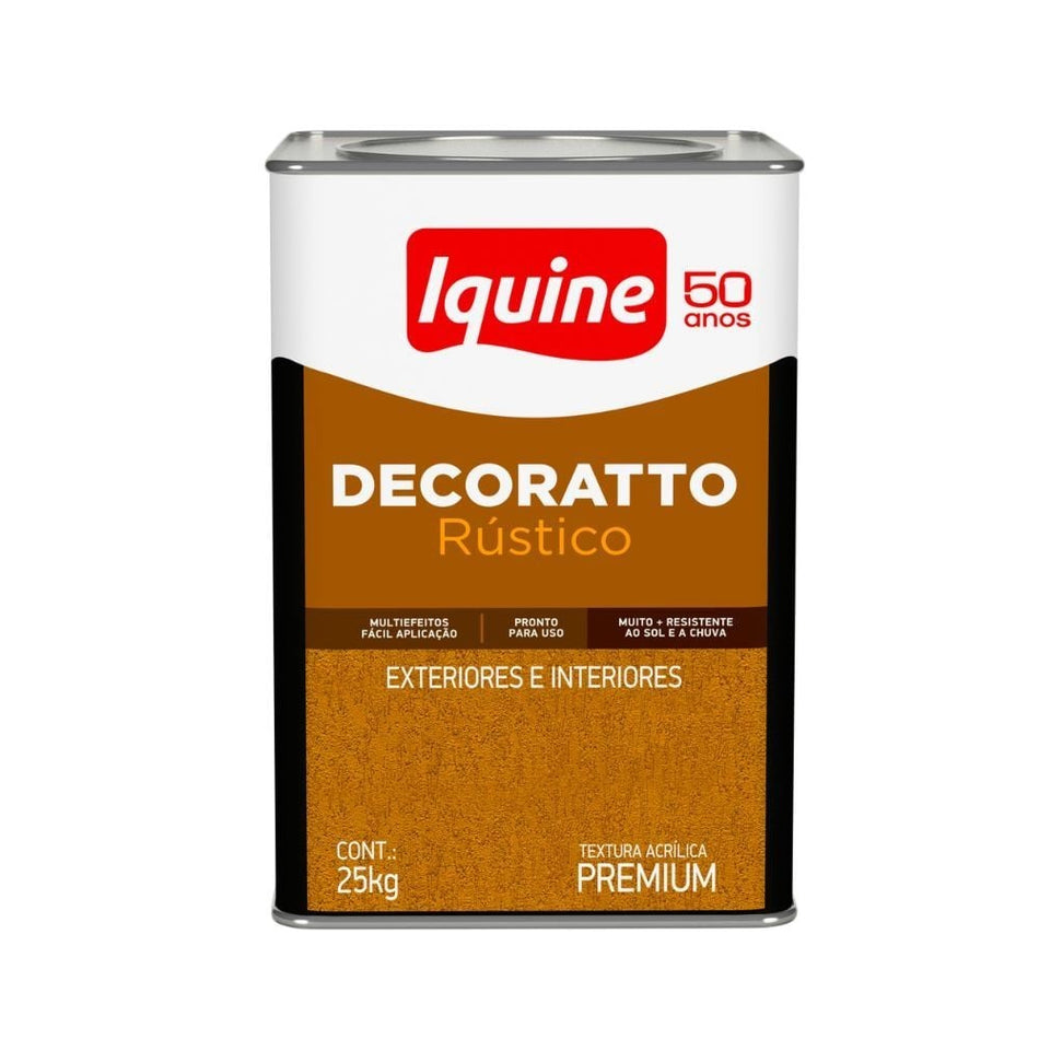 Texturato 25Kg Rustico Cinza Claro - Decoratto
