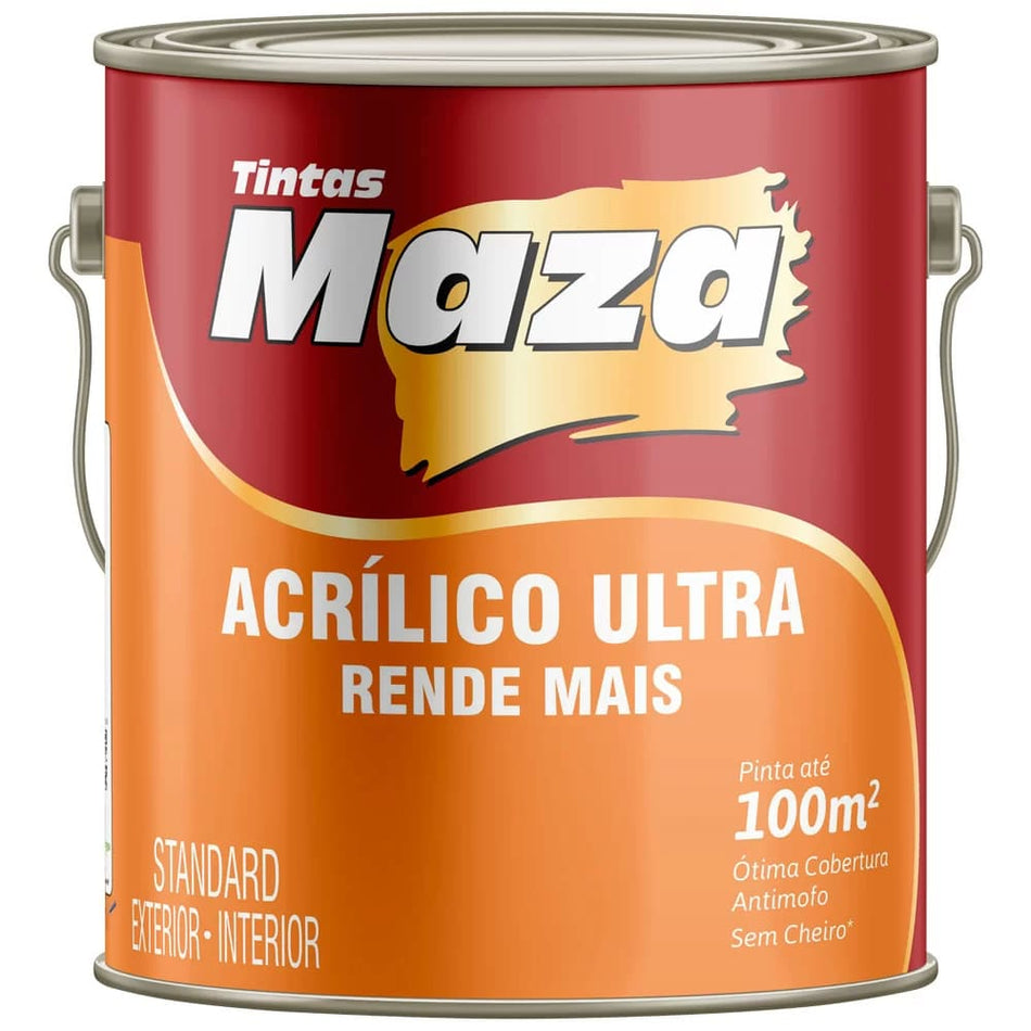 Tinta Acrilica Fosca Maza Ultra 3,6L Concreto