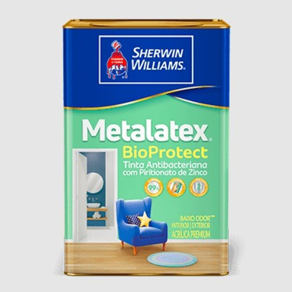 Tinta Acrilica Premium Metalatex Antibacteriana 16L Branco