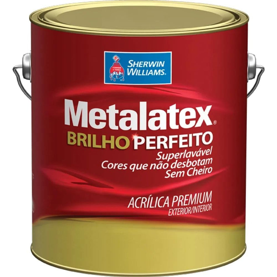 Tinta Acrílica Semibrilho Sherwin Williams Branco Brilho 3,6L