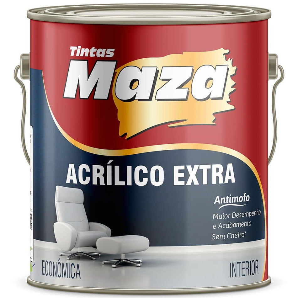 Tinta Acrílica Vinil Branco Maza 3,6 Litros