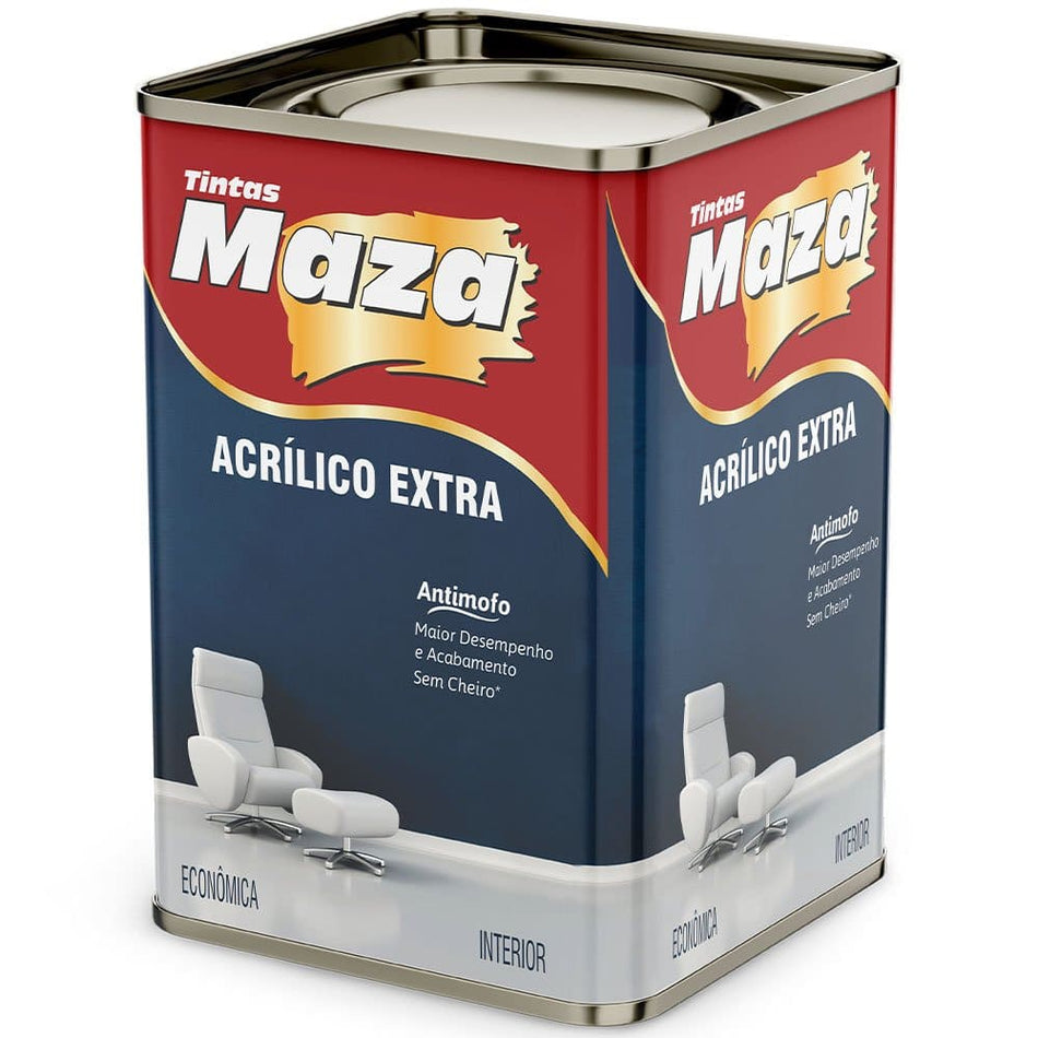 Tinta Econômica Acrílica Vinil 18L Gelo - Maza Extra