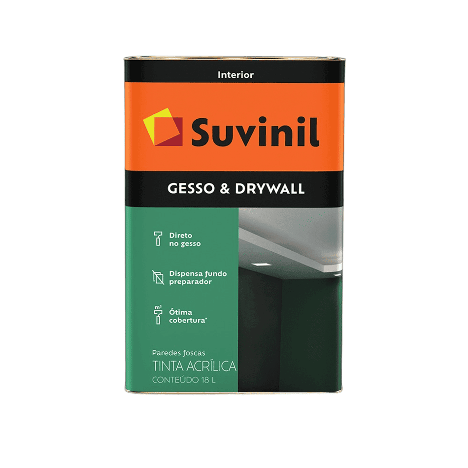 TINTA GESSO 18L - GESSO &amp; DRYWALL