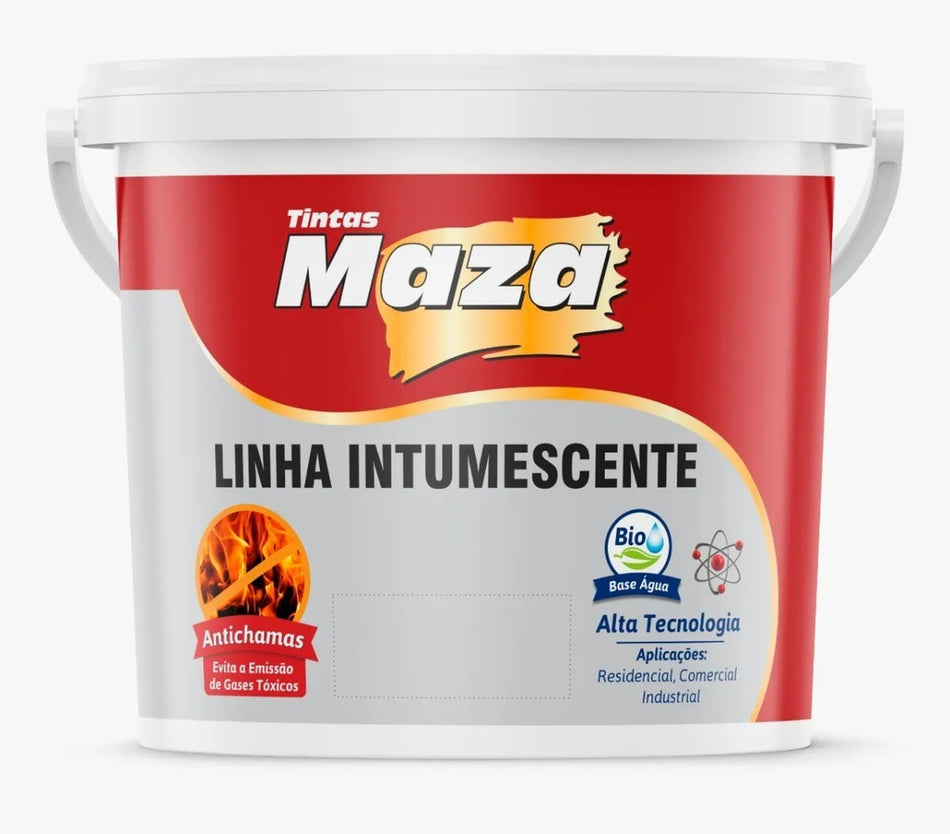 Tinta Intumescente Anti-Chama 3,6L Branco - Base Agua Maza