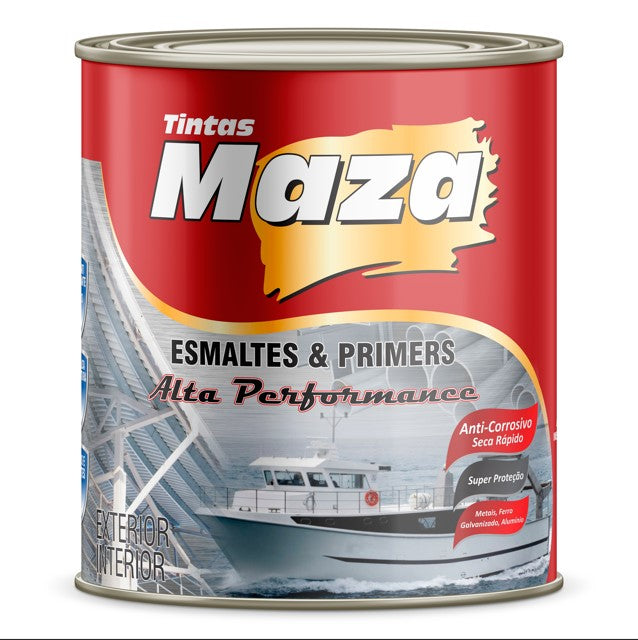 Tinta Maza Alta Temperatura 0,9L Preto Fosco - 300 Graus