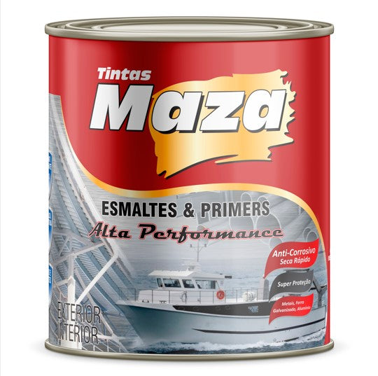 Tinta Maza Alta Temperatura 3,6L Preto Fosco - 600 Graus