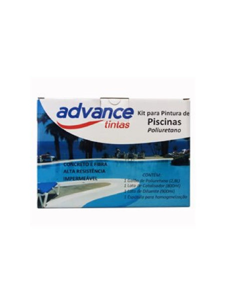 Tinta Para Piscina Fibra Ou Concreto Azul Clássico Advance