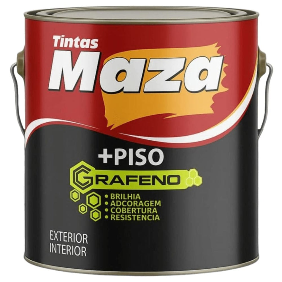Tinta Piso Premium Maza Grafeno 3,6L Vermelho Segurança