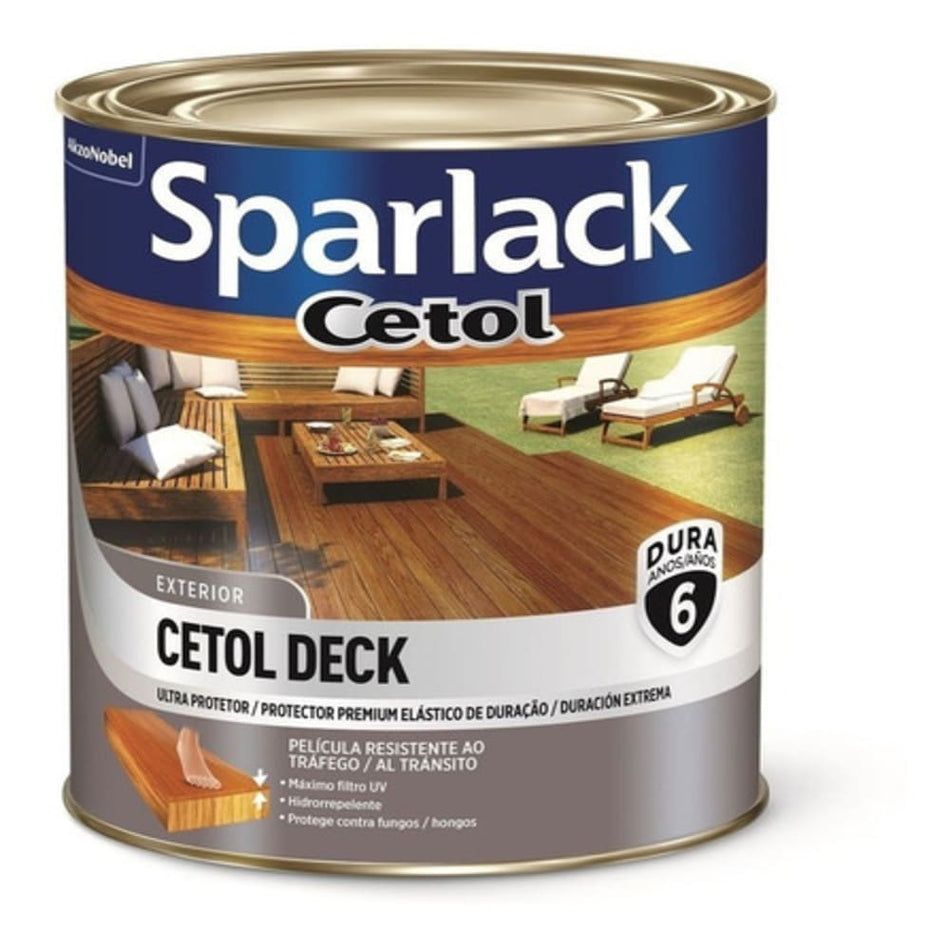Verniz Cetol Deck Semibrilho Sparlack 3,6L Natural