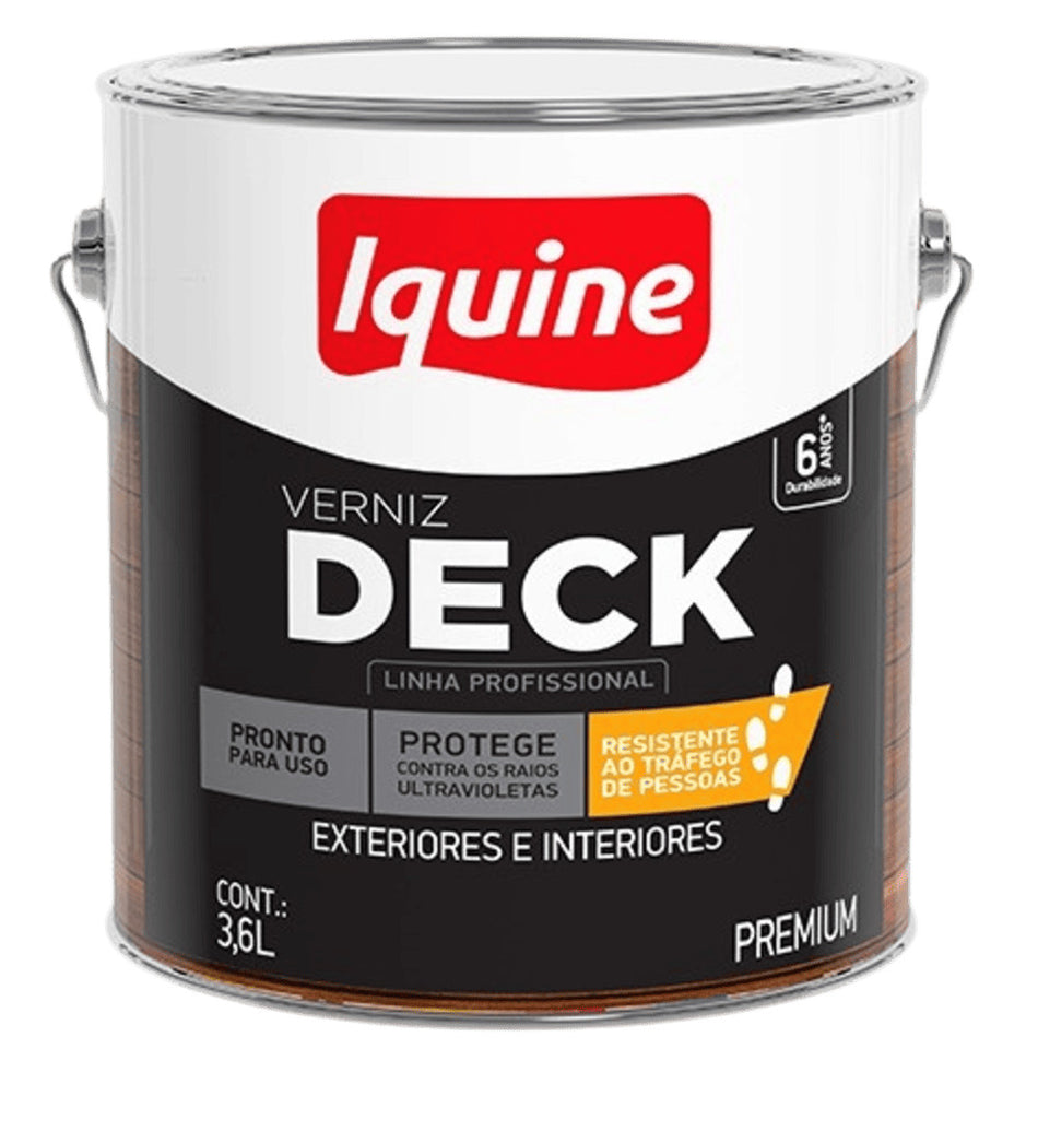 Verniz Deck Semibrilho 3,6L Natural