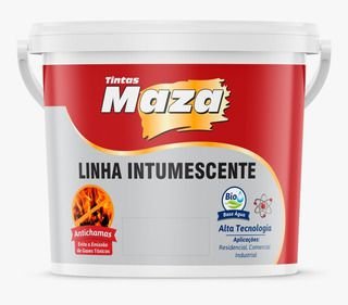 Verniz Intumescente Antichama Fosco Base Agua Maza 3,6L