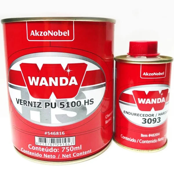 Verniz Pu 5100 - 0,750L Bi-Comp. C/Catal.