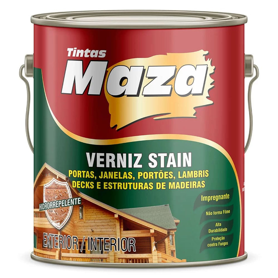 Verniz Stain 3,6L Transparente Maza